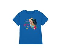 Disney Princess Cinderella, Jasmine Making Every Dream Count kids t-shirt in Royal | Size: 5-6 Years Disney Royal 5-6 Years