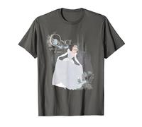 Disney Princess Cinderella Vintage Once Upon a Time T-Shirt, Men, Asphalt Grey, Small