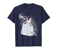 Disney Princess Cinderella Vintage Once Upon a Time T-Shirt, Men, Navy Blue, Medium