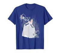 Disney Princess Cinderella Vintage Once Upon a Time T-Shirt, Men, Royal Blue, Large