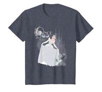 Disney Princess Cinderella Vintage Once Upon a Time T-Shirt, Youth, Heather Blue, X-Small