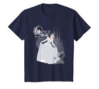 Disney Princess Cinderella Vintage Once Upon a Time T-Shirt, Youth, Navy Blue, X-Small