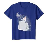 Disney Princess Cinderella Vintage Once Upon a Time T-Shirt, Youth, Royal Blue, Medium
