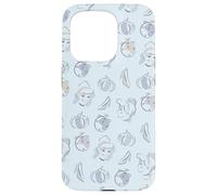 Disney Princess Cinderella Watercolor Print Powder Blue Case for iPhone 15 Pro