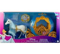 Disney Princess Cinderella's Rolling Carriage & Horse With Brushable Mane & Tail