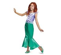 Disney Official Classic Ariel Costume, Little Mermaid Costume Kids, Mermaid D...