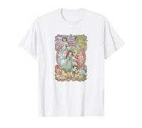 Disney Princess Classic Cartoon Group Collage T-Shirt