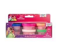 Disney Princess Clay Set | Okidoki Dough Party Pack with 6 Colours | Children's Clay from 3 Years | Creative Kneading Set for Girls | With Moana, Cinderella, Rapunzel, Ariel & More | Disney Product