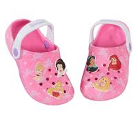 Disney Princess Clogs Sandals + Charms Badges Kids Princess Sliders Indoor Shoes