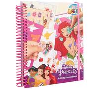 Disney Princess - Color & Create - Stencil Colouring Book - Creative Activity Set for Kids (DP24356)