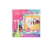 Disney Princess Colouring Book with Water | Reusable Water Colouring Book for Kids Ages 3+ | With Refillable Water Pen | 12 Colouring Pages | Moana, Rapunzel