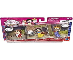 Disney Princess Comics Dolls, Snow White's Story Moments Number 1 Wish with Evil Queen and Grumpy, 3 Collector Toy Figures and Comic Strip