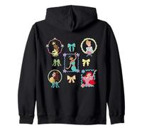 Disney Princess Coquette Style Bows & Picture Frames Zip Hoodie