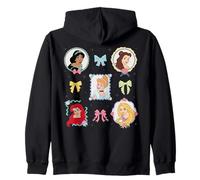 Disney Princess Coquette Style Picture Frames & Bows Zip Hoodie