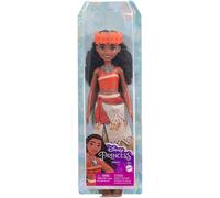 Mattel Disney Princess Dolls, Moana Posable Fashion Doll with Sparkling Clothing and Accessories, Disney Movie Toys, HLW05, Orange Outfit