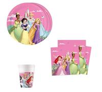Disney Princess Create Your World Tableware XL Party Set for 16 Guests (52pc)