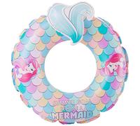 Disney Princess Disney Ariel Outdoor Inflatable Swim Ring, Pool Floats,Water Fun Summer Beach Toy for Kids, Multi Colour