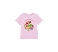 Disney Princess Disney Besties Shine With Ariel, Rapunzel, Tiana Kids T-Shirt Pink | Size: 12-13 Years Disney Princess Pink 12-13 Years