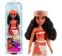 Mattel Disney Princess Dolls, Moana Posable Fashion Doll with Sparkling Clothing and Accessories, Disney Movie Toys, HLW05, Orange Outfit