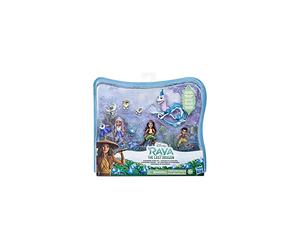 Disney Princess,E9474 and the Last Dragon Kumandra Story Set, 7 Dolls and Doll Accessories, Raya, Sisu, Ongis, Boun, and Sisu - Board Game