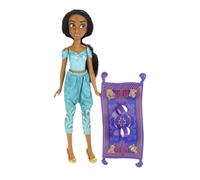 Disney Princess Everyday Adventures Jasmine and Magic Carpet with Wheels, Fashion Doll, Disney's Aladdin Toys for Kids 3 and Up