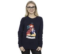 Disney Princess Fearless Sweatshirt In Navy Navy XXL
