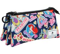 Disney Princess Fearless-Triple HS Pencil Case, Multicolour