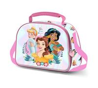 Disney Princess Floral-3D Lunch Bag, Pink, 26 x 20 cm