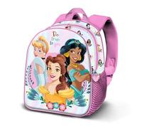 Disney Princess Floral-Elite 3D Backpack, Pink, 25 x 30 cm, Capacity 7 L