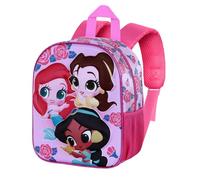 Disney Princess Flowers-Elite 3D Backpack, Pink, 25 x 30 cm, Capacity 7 L