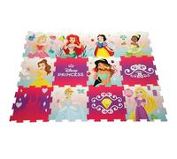 Disney Princess Foam Play Mats | Soft Baby Toddler Floor Mat Tiles for Play Pen, Tummy Time | 10mm Thick Interlocking 12 Piece Matting for Children