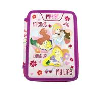 Disney Princess Friends Light Up My Life Must Team Double Pencil Case