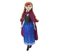 Mattel Disney Frozen Anna Fashion Doll in Frozen 1 Look | Posable Doll in Signature Travel Outfit with Cape, Skirt & Boots and Braided Hair, Inspired by Disney Frozen, HLW49
