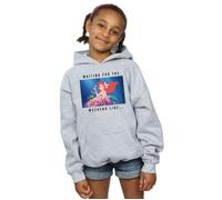 Disney Princess Girl's Ariel Waiting For The Weekend Hoodie in Grey | Size: 7-8 Years Disney Princess Grey 7-8 Years