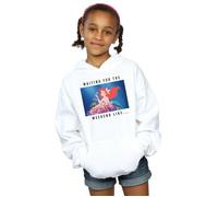 Disney Princess Girl's Ariel Waiting For The Weekend Hoodie in White | Size: 12-13 Years Disney Princess White 12-13 Years