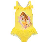 Disney Princess Girls Beauty and The Beast Swimsuit One Piece Belle Swimming Costume Yellow 3-4 Years