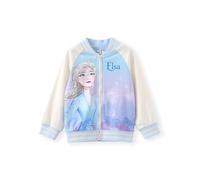 Disney Princess Girls Bomber Jacket 2-6 Years, Frozen Elsa-blue, 4-5 Años
