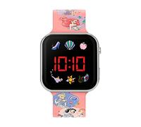 Disney Princess Girl's Digital Quartz Watch with Silicone Strap PN4398