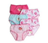 Disney Princess Girls Knickers Brief Multipack 5 Pack Belle Ariel Tiana