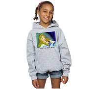 Disney Princess Girl's Sleeping Beauty Five More Minutes Hoodie in Grey | Size: 9 Years Disney Princess Grey 9 Years