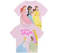 Disney Princess Girls Tshirt, Cinderella, Belle, Ariel & Jasmine, Kids T Shirt, Clothes for Girls, Ages 18 Months to 8 Years