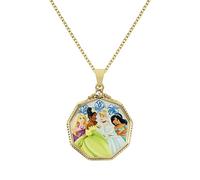 Disney Princess Gold Coloured Picture Pendant Necklace CF01156YRCL-Q