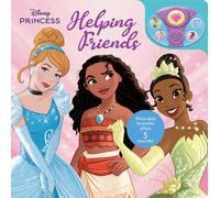 PI Kids Disney Princess: Helping Friends Book & Bracelet Sound Book PI Kids Multicolor
