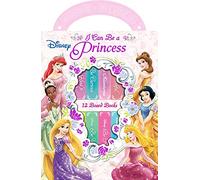 Disney Princess - I Can Be Princess My First Library Board Book Block 12-Book Set - PI Kids