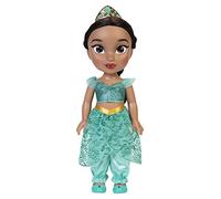 Disney Princess Jasmine Doll, 14” / 35cm Tall Doll with Royal Reflection Eyes Includes Removable Outfit, Shoes and Tiara, Perfect for Girls Ages 3+