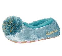 Disney Princess Jasmine Girls Slippers Kids Aladdin Fleece Lined Dress Up Ballerina Slipper Socks House Shoes