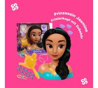 Disney Princess Jasmine Styling Head With Accessories Hair Doll