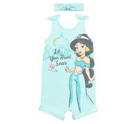 Disney Princess Jasmine Toddler Girls Romper and Headband Bow Set Jasmine 2T