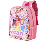 Disney Princess Kids Backpack, Lightweight School & Travel Bag Boys & Girls | Toddler Nursery Rucksack with Adjustable Shoulder Straps & Side Mesh Pockets | Premium Small Backpacks