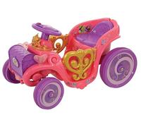 Disney Princess Kids Electric Carriage - Official Licensed Pink Kids Ride On Car - 6V Electric Ride On Toys - Forward Gear, Steering Wheel & Little Princess Decals, Safe Toddler Toy - Disney Toys